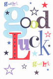 The essence of encouragement unfolds across this spirited good luck card, where the phrase is stitched together like a patchwork quilt crafted for a friend in Thornton Heath. Bold letters in sky blue and vibrant red, entwined with earthy greens and stately purples, mingle with stars large and small-a joyous constellation lighting up the pure white background. Each font and shade feels intentionally chosen, bringing to mind the gentle artistry found in the bespoke cards and gifts along Green Lane. The presence of bright lilac, navy, and a hint of lemon-lime further animates the design, echoing dreams and ambitions soaring beyond the night sky over local parks. The tactile experience of the thick, smooth cardstock beneath your fingertips mirrors the care an experienced florist pours into each arrangement. This card carries the warmth of a neighbour rooting for your next leap, whether it's starting college, embracing a new role at one of the area's vibrant shops, or stepping onto a new life stage. Every element radiates optimism-just like the heartfelt messages that travel daily through Thornton Heath, carried by those who believe in each other.